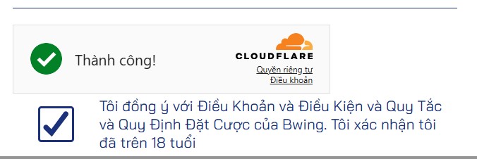 Xác nhận và gửi yêu cầu đăng ký tại Bong88