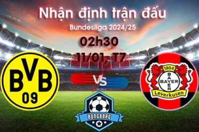 Soi kèo Dortmund vs Leverkusen, 02h30 ngày 11/01/2025 – Bundesliga