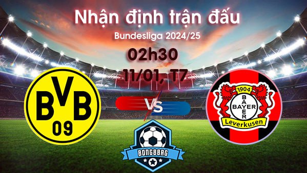 Soi kèo Dortmund vs Leverkusen, 02h30 ngày 11/01/2025 – Bundesliga